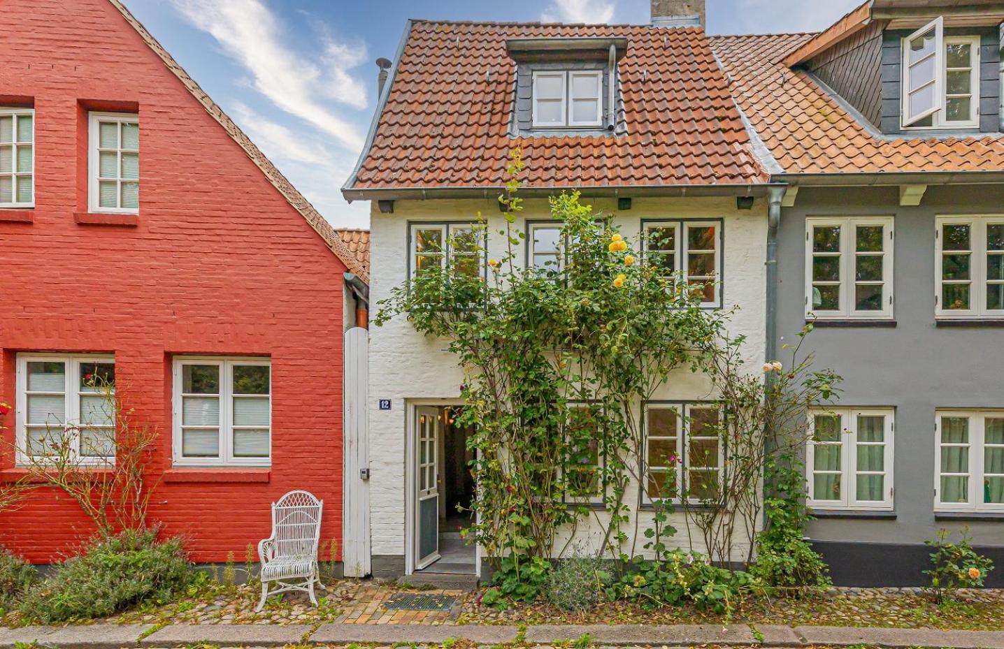 Fewo1846 - Altes Steuermannhaus - Uriges Reihenhaus Mit 2 Schlafzimmern In Der Altstadt Flensburg Exterior foto
